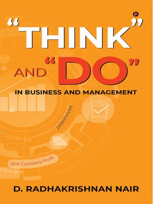 cover image of “Think” And “Do” In Business And Management